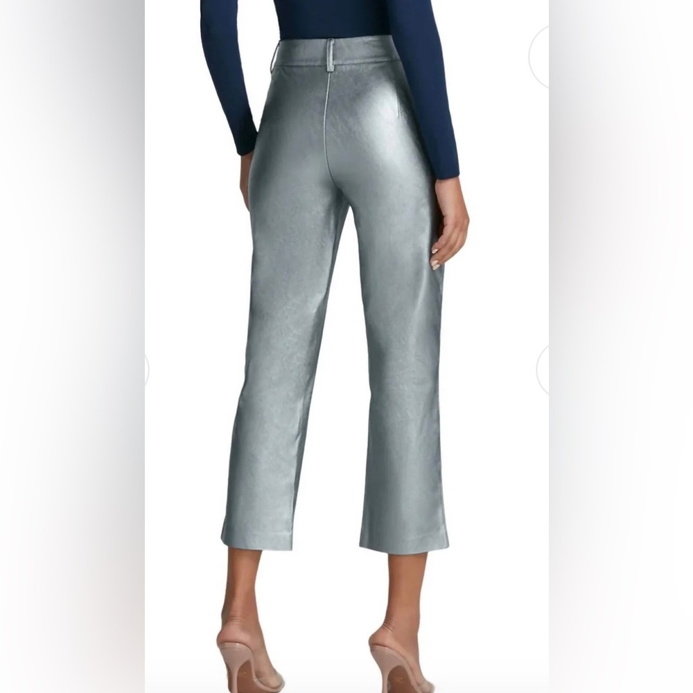 NWT! Commando - Faux Leather 7/8 Trouser Silver